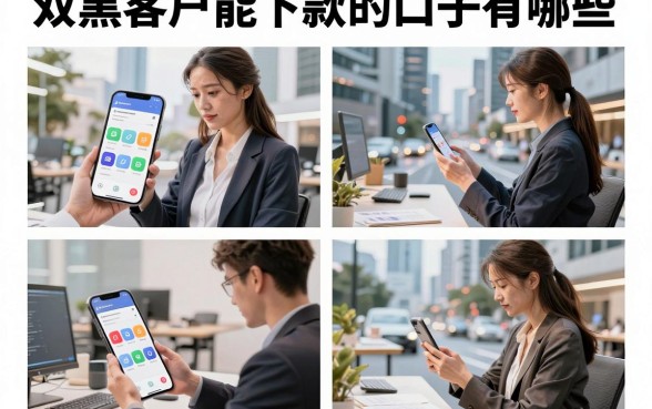 双黑客户能下款的口子有哪些，哪里有双黑能下款的正规口子