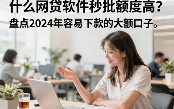 什么网贷软件秒批额度高？盘点2024年容易下款的大额口子