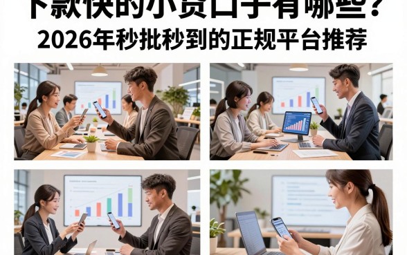 下款快的小贷口子有哪些?2026年秒批秒到的正规平台推荐