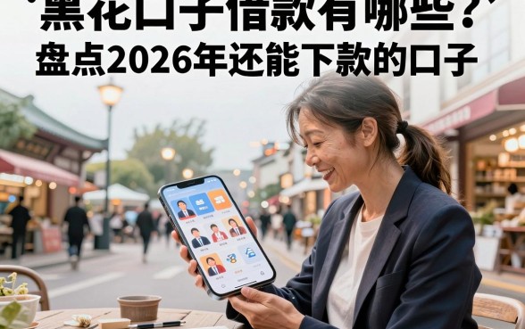黑花口子借款有哪些？盘点2026年还能下款的口子