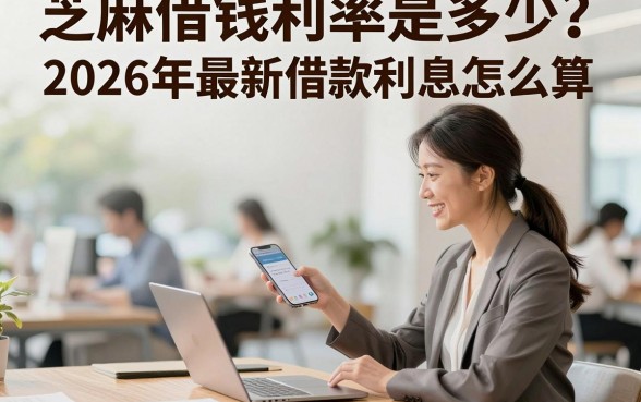 芝麻借钱利率是多少？2026年最新借款利息怎么算