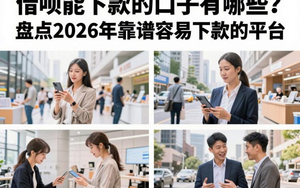 借呗能下款的口子有哪些?盘点2026年靠谱容易下款的平台