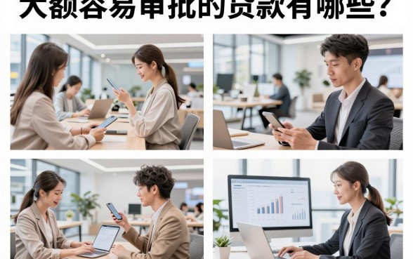 大额容易审批的贷款有哪些？2026年正规靠谱的大额贷款平台推荐