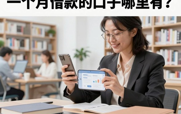一个月借款的口子哪里有？2026年靠谱容易通过的平台推荐