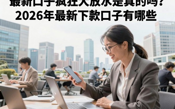 最新口子疯狂大放水是真的吗？2026年最新下款口子有哪些？