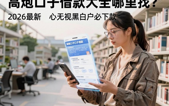 高炮口子借款大全哪里找？2026最新无视黑白户必下款口子推荐