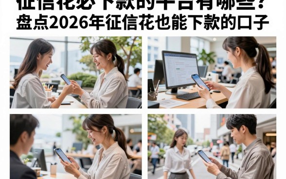 征信花必下款的平台有哪些?盘点2026年征信花也能下款的口子