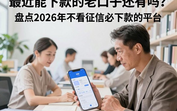 最近能下款的老口子还有吗？盘点2026年不看征信必下款的平台