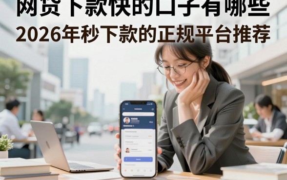 网贷下款快的口子有哪些,2026年秒下款的正规平台推荐