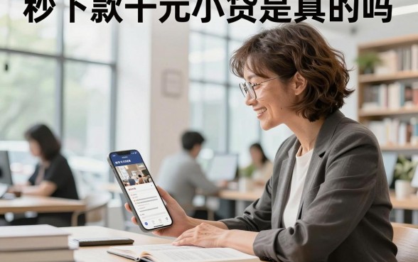 秒下款千元小贷是真的吗,哪里有正规小额贷款秒到账