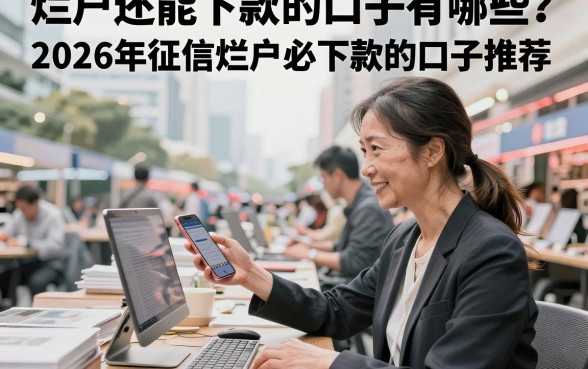烂户还能下款的口子有哪些?2026年征信烂户必下款的口子推荐
