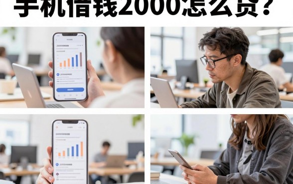 手机借钱2000怎么贷？正规平台秒下款攻略