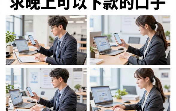 求晚上可以下款的口子，晚上借款马上到账的有哪些？