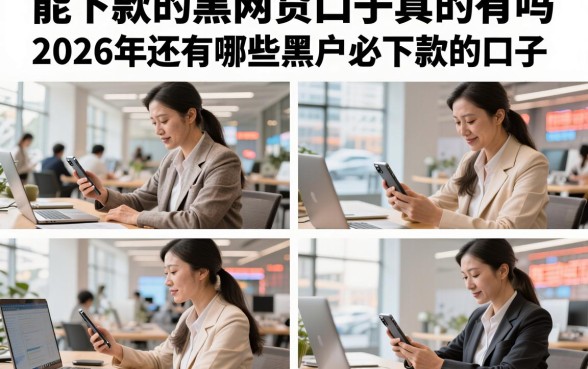 能下款的黑网贷口子真的有吗，2026年还有哪些黑户必下款的口子