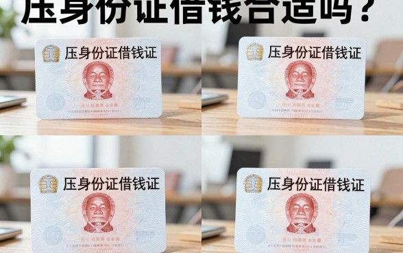 压身份证借钱合适吗?压身份证借钱有什么风险