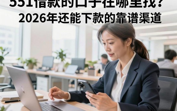 551借款的口子在哪里找？盘点2026年还能下款的靠谱渠道