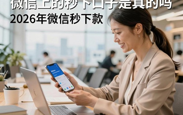 微信上的秒下口子是真的吗，2026年微信秒下款平台有哪些