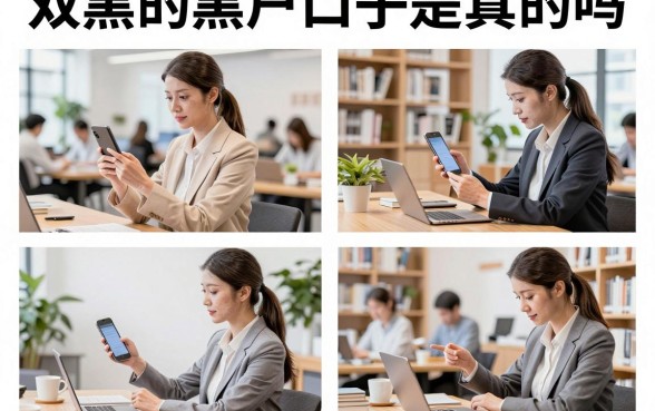 双黑的黑户口子是真的吗，双黑户哪里能下款的口子