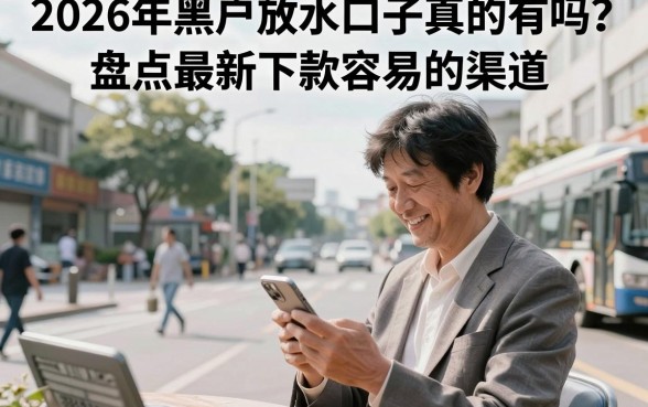 2026年黑户放水口子真的有吗？盘点最新下款容易的渠道