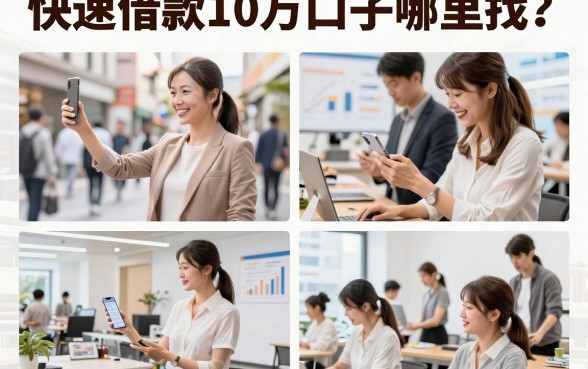 快速借款10万口子哪里找?2026年靠谱下款平台推荐