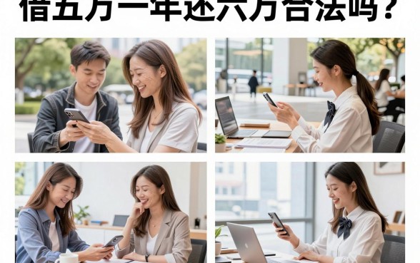 借五万一年还六万合法吗？利息多少算高利贷？
