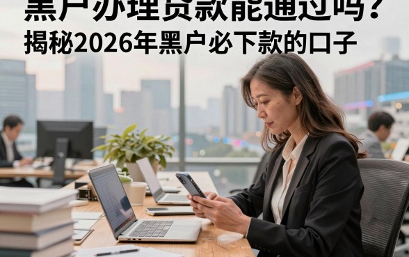 黑户办理贷款能通过吗？揭秘2026年黑户必下款的口子