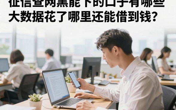 征信查网黑能下的口子有哪些，大数据花了哪里还能借到钱？