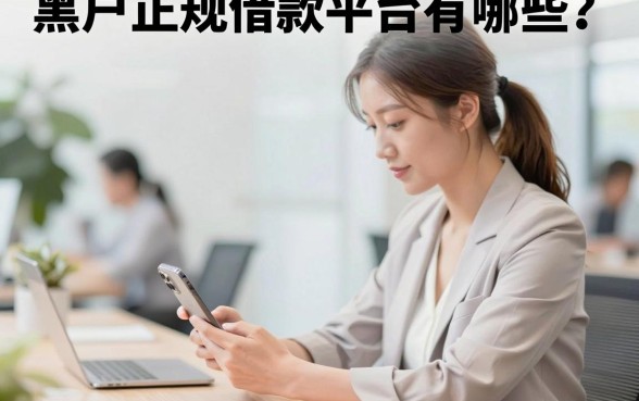 黑户正规借款平台有哪些？征信黑户哪里能借到钱