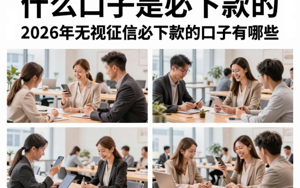 什么口子是必下款的，2026年无视征信必下款的口子有哪些