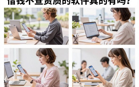 借钱不查资质的软件真的有吗？盘点无视征信秒下款的平台