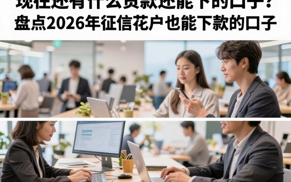 现在还有什么贷款还能下的口子?盘点2026年征信花户也能下款的口子