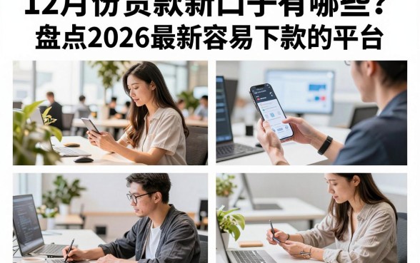12月份贷款新口子有哪些？盘点2026最新容易下款的平台