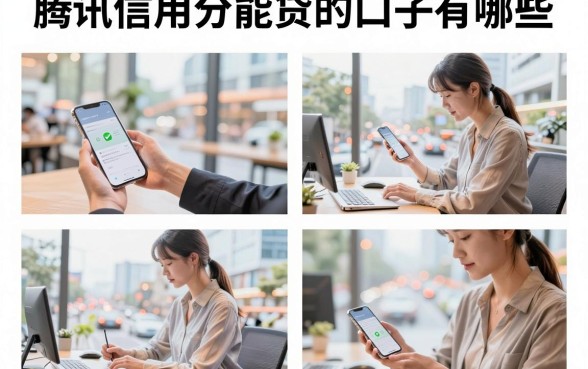 腾讯信用分能贷的口子有哪些，腾讯信用分高哪里可以贷款