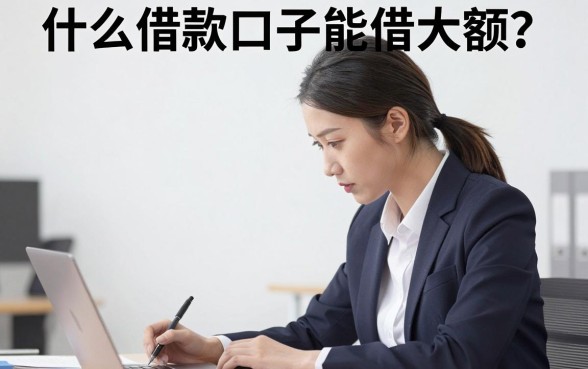 什么借款口子能借大额？正规大额贷款平台有哪些