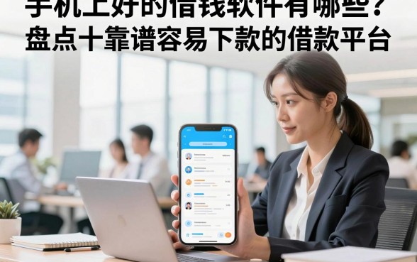 手机上好的借钱软件有哪些？盘点十大靠谱容易下款的借款平台