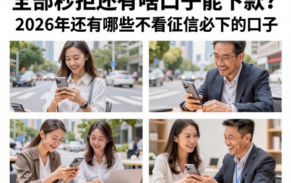 全部秒拒还有啥口子能下款?2026年还有哪些不看征信必下的口子?