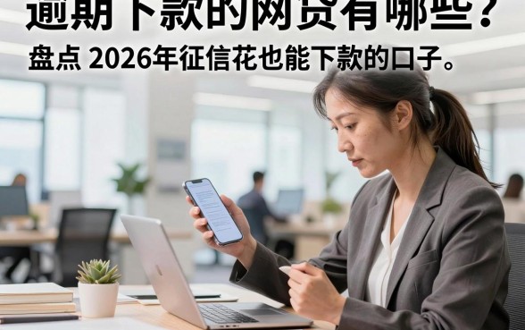 逾期下款的网贷有哪些?盘点2026年征信花也能下款的口子