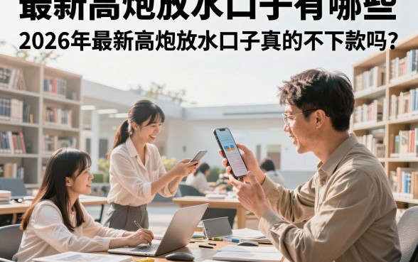 最新高炮放水口子有哪些，2026年最新高炮放水口子真的不下款吗？