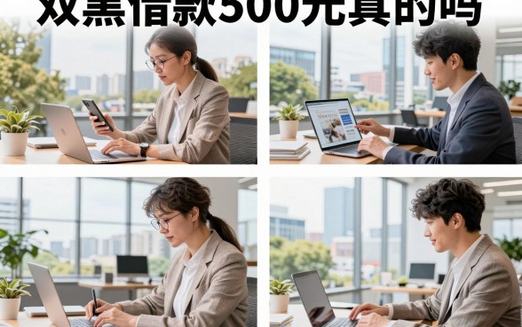双黑借款500元真的吗,哪里能借到秒下款