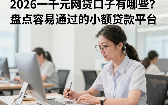 2026一千元网贷口子有哪些？盘点容易通过的小额贷款平台