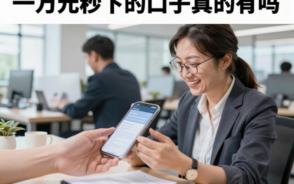一万元秒下的口子真的有吗，2026年正规靠谱的急借平台在哪里