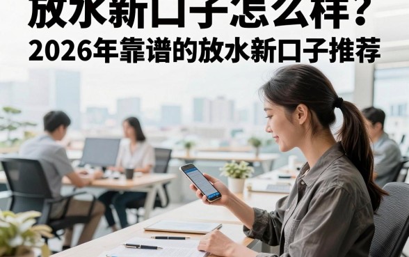 放水新口子怎么样？2026年靠谱的放水新口子推荐