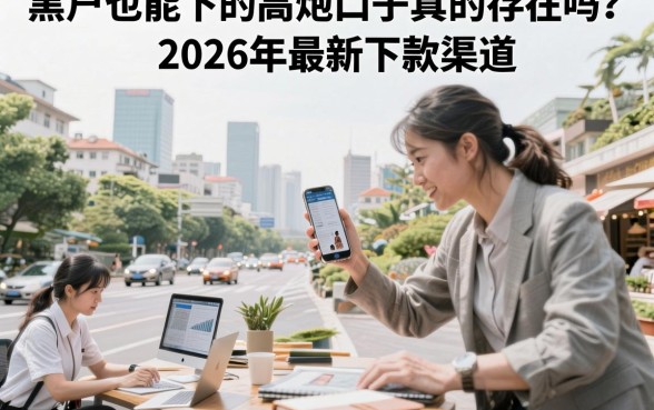 黑户也能下的高炮口子真的存在吗？揭秘2026年最新下款渠道