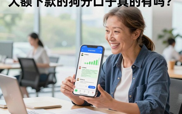 大额下款的狗分口子真的有吗？2026年大额不看征信必下款的口子哪里找？