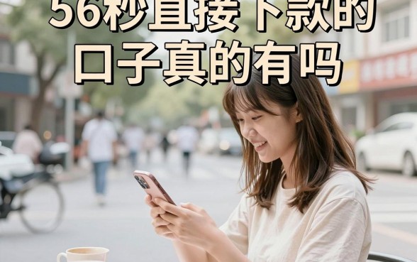 56秒直接下款的口子真的有吗，2024年靠谱的秒下款平台推荐