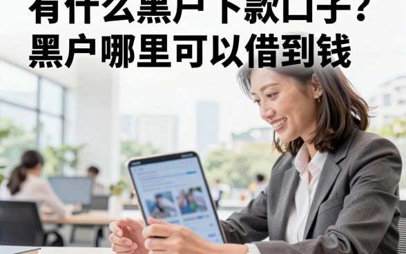 有什么黑户下款口子?黑户哪里可以借到钱