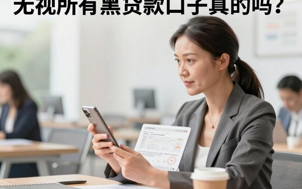 无视所有黑贷款口子真的吗？无视黑户哪里能贷款