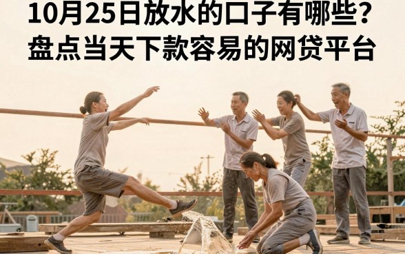 10月25日放水的口子有哪些?盘点当天下款容易的网贷平台