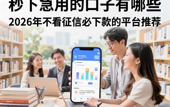 秒下急用的口子有哪些，2026年不看征信必下款的平台推荐