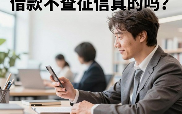 借款不查征信真的吗？哪里有不看征信的借款平台？
